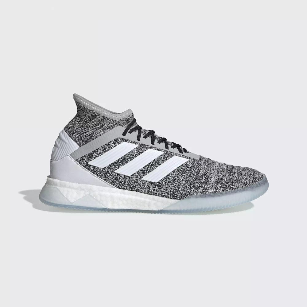 Adidas Predator 19.1 Tenis De Futbol Grises Para Hombre (MX-72196)